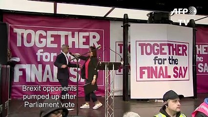 UK: Remainer politicians react to the vote in Parliament