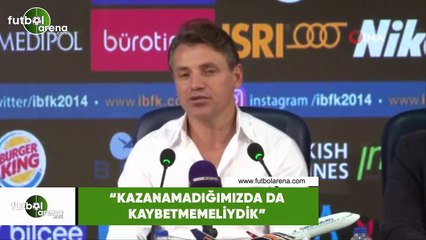 Tamer Tuna: "Kazanamadığımızda da kaybetmemeliydik"