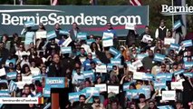 Ocasio-Cortez Speaks At Bernie Sanders Rally