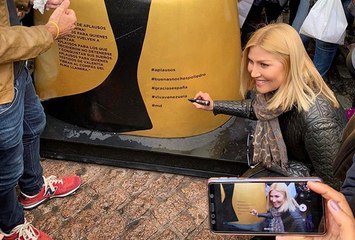 La presentadora más famosa de Venezuela tiene su Menina en Madrid