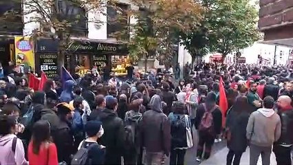 Manifestació a Madrid en suport de Catalunya