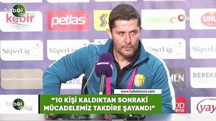 Hayrettin Aksoy: "10 kişi kaldıktan sonraki mücadeemiz takdire şayandı"