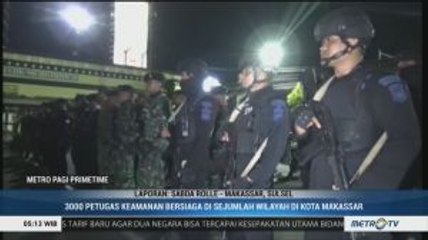 Jelang Pelantikan, 3 Ribu Personel Gabungan Disiagakan di Makassar