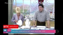 Faustão e Ana Maria Braga  em um momento hilário na cozinha