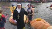 Inusual regata de calabazas gigantes marca inicio del otoño en Oregón