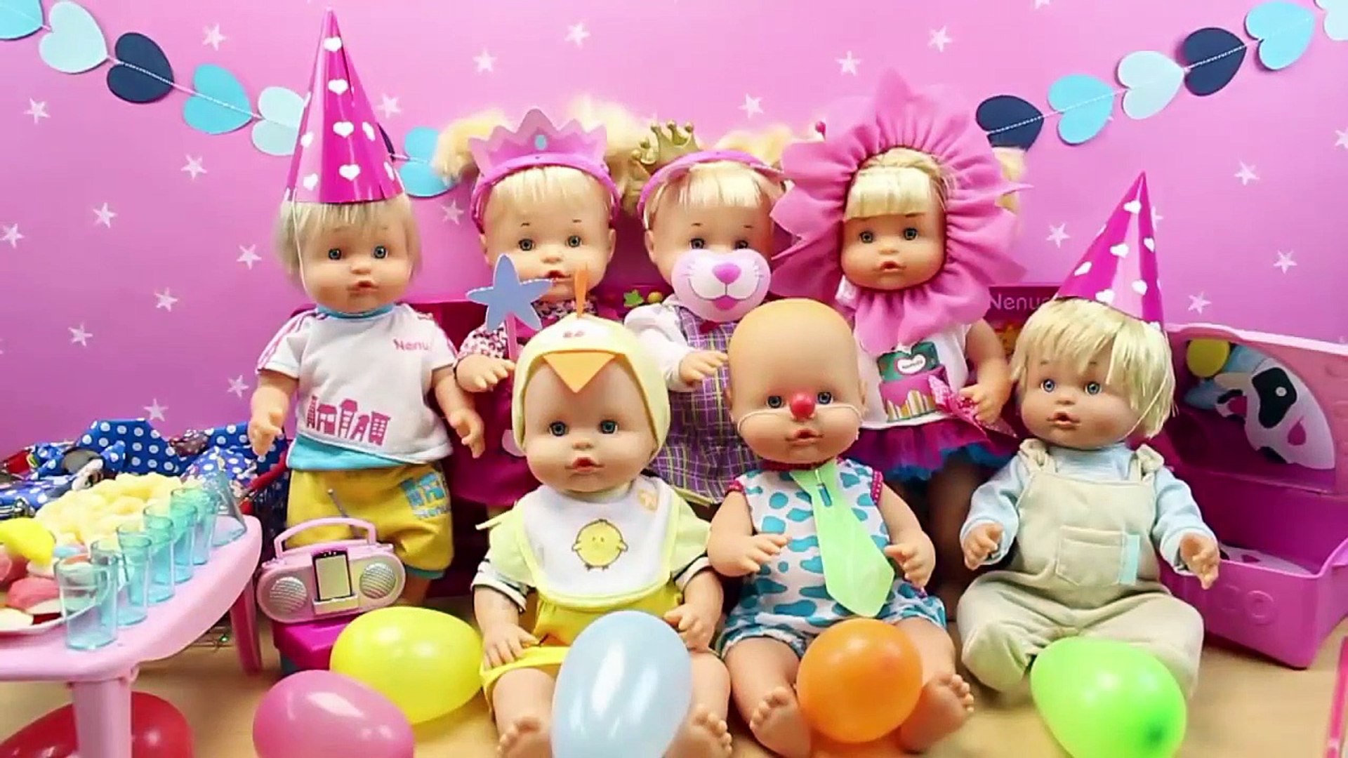 Fiesta VUELTA AL COLE Bebés NENUCO Hermanitas Traviesas Princesa Cuca con  MUCHOS REGALOS SORPRESA - video Dailymotion