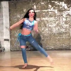 Dancing style of girl.