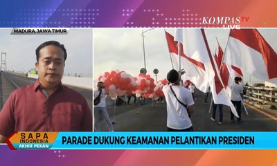 Parade Merah Putih Ramaikan Pelantikan Presiden