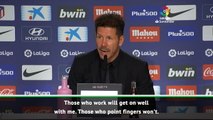 Simeone wants hard workers, not 'finger pointers' after Valencia draw
