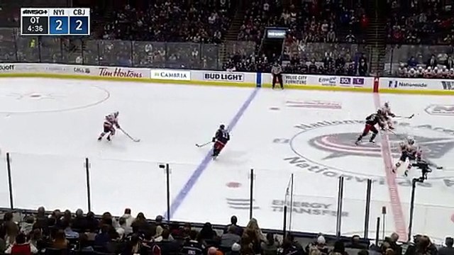 Brock Nelson buries the OT winner over Columbus