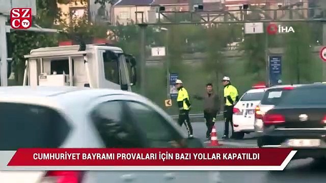 İstanbul’da bazı yollar ’29 Ekim Cumhuriyet Bayramı’ için kapatıldı