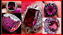 Beautiful And Stylish Ruby Diamond Engagement Wedding Rings Designs For Women (3)