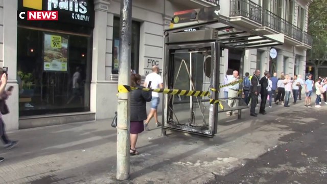 Catalogne : Après les affrontements, Barcelone constate les dégâts