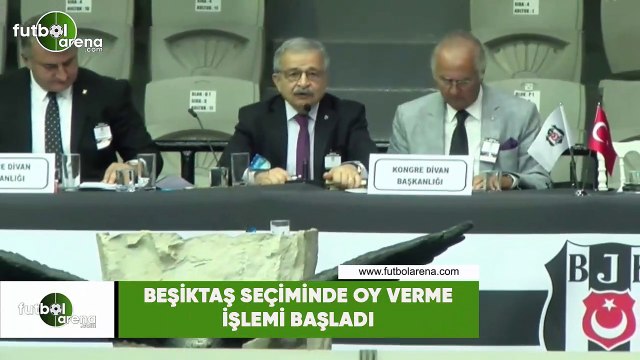 Beşiktaş seçiminde oy verme işlemi başladı