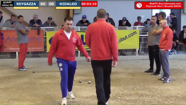 Pétanque Régional Henri Bayada 2019 à Bron : Quart REYGAZA vs HIDALGO