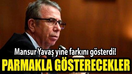 Mansur Yavaş yine farkını gösterdi! Parmakla gösterecekler