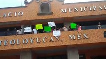 Protestas contra Gabriela Contreras Villegas Teoloyucan