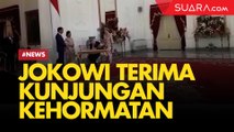 Sebelum Dilantik, Presiden Jokowi Terima Para Tamu Negara