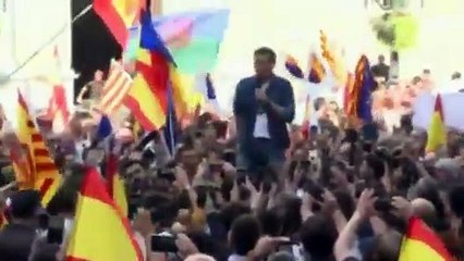 Albert Rivera: "No hay fuego, amenaza o señalamiento que pueda frenarnos como país. Cuando el separatismo intente romper España, acabarán en la cárcel"