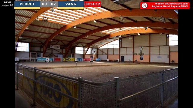 Pétanque Régional Henri Bayada 2019 à Bron : Demi-finale PERRET vs VANG