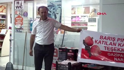 Antalya gazipaşa'dan mehmetçiklere 1 ton çekirdeksiz nar