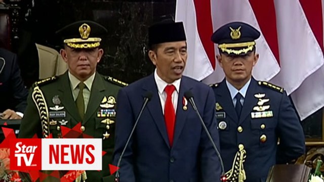 Dr M, Siti Hasmah attend inauguration of Indonesian president