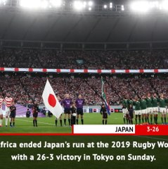 Fast Match Report - Japan 3-26 South Africa