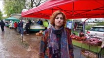 Sarreguemines : malgré la pluie, le marché paysan a son succès