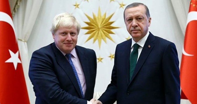 Son dakika: Cumhurbaşkanı Erdoğan, İngiltere Başbakanı Johnson ile telefonda görüştü