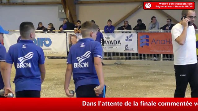 Pétanque Régional Henri Bayada 2019 à Bron : Finale HIDALGO vs VANG
