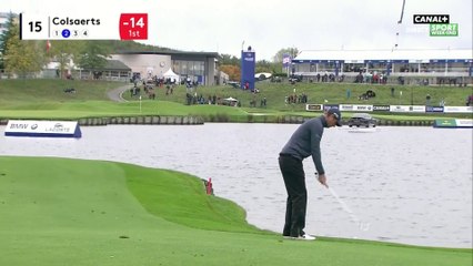 Colsaerts va lui aussi dans l'eau