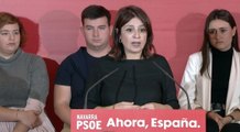 Lastra pide a Casado que se ponga al lado del Gobierno en Cataluña