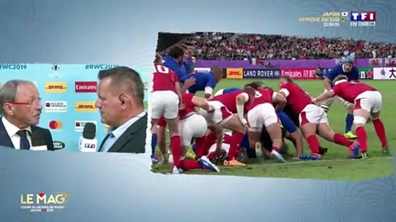 La réaction de Jacques Brunel suite à la défaite en 1/4 de finale