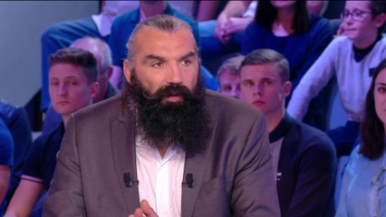 La réaction de Sébastien Chabal sur Sébastien Vahaamahina