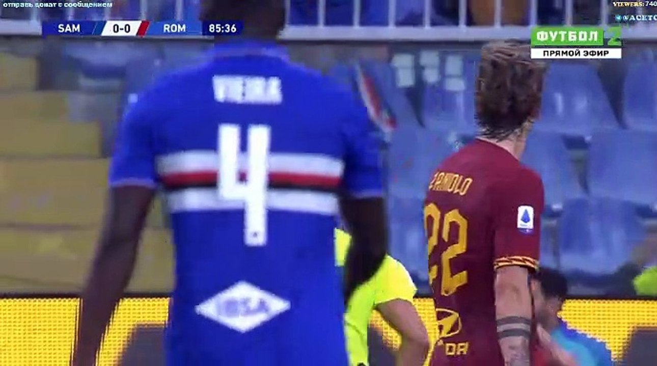 Kluivert J. RED CARD HD - Sampdoria	0-0	AS Roma 20.10.2019