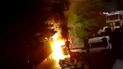 Mazıdağı'nda trafo bomba gibi patladı