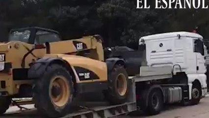 La maquinaria para exhumar a Franco ya está en el Valle de los Caídos