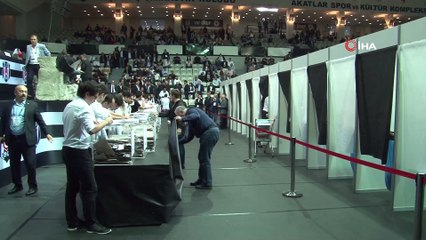 Beşiktaş’ta oy sayma işlemi başladı