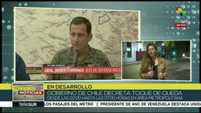 Habitantes de Santiago de Chile comienzan a trasladarse a sus hogares