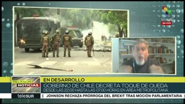 Pablo Jofre: toque de queda en Chile muestra ineficiencia del gobierno