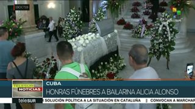 Cuba rinde homenaje a Alicia Alonso, leyenda de la danza