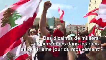 Liban: au 4ème jour, la contestation s'amplifie