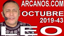 LEO OCTUBRE 2019 ARCANOS.COM - Horóscopo 20 al 26 de octubre de 2019 - Semana 43