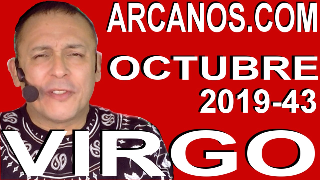 VIRGO OCTUBRE 2019 ARCANOS.COM - Horóscopo 20...