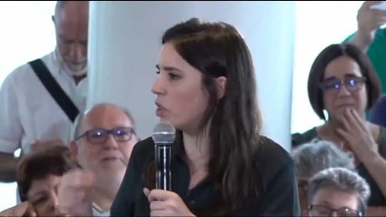 Irene Montero acusa a Sánchez de "seguir los pasos de Rajoy" en Cataluña y de hacer "electoralismo"