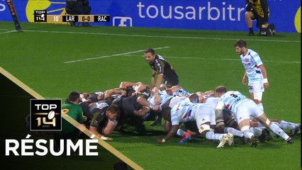 TOP 14 - Résumé : La Rochelle-Racing 92: 12-6 - J08 - Saison 2019/2020