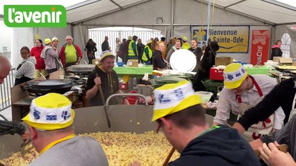 Record du monde de tartiflette à Sainte-Ode