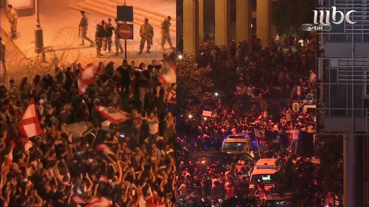 استمرار تظاهرات لبنان لليوم الخامس على التوالي.. اللبنانيون يرفضون ورقة العمل الاقتصادية ويصرون على مطالبهم