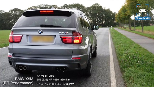 635HP BMW X5M ACCELERATION 0-280km/h DRAGY GPS by AutoTopNL