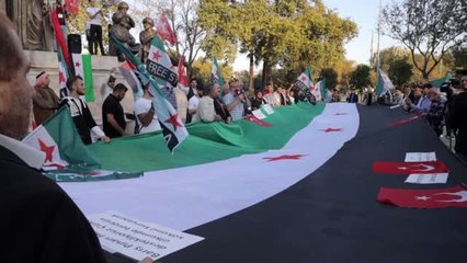 Arap STK'lardan Barış Pınarı Harekatı'na destek mitingi (2)